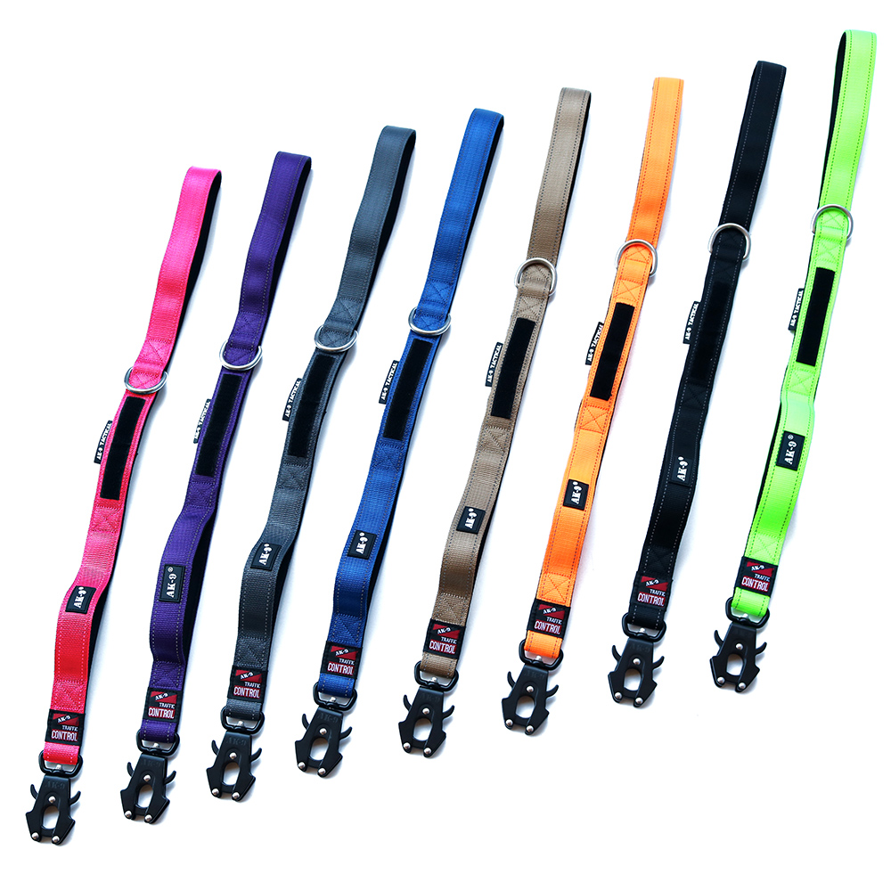 ak-9-long-traffic-control-lead-all-colours-main-image.jpg AK-9 Long Traffic Control Dog Lead - Image 1